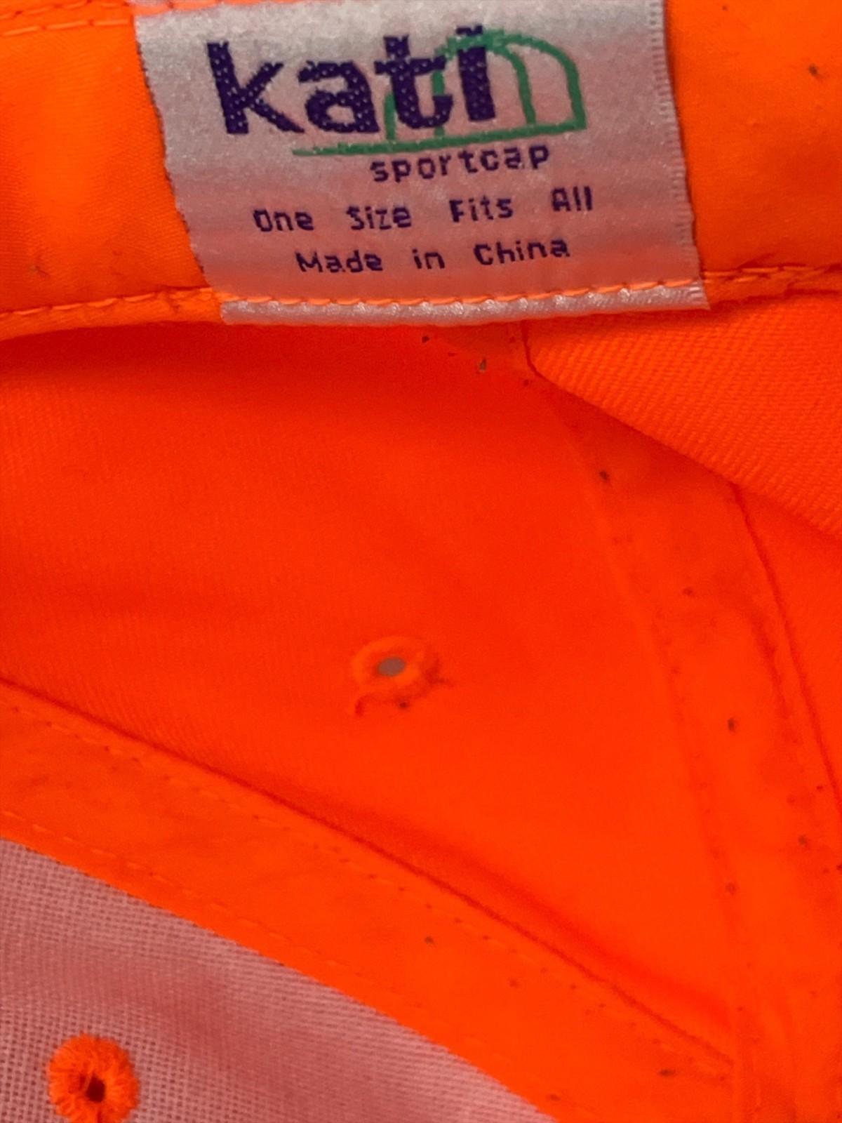 Krieghoff Blaze Orange Adjustable Baseball Hat by Kati Sportcap – One Size Fits Item image 8
