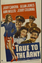 An item in the Movies & TV category: True to the Army ( Rare 1942 DVD ) * Judy Canova * Allan jones * Ann Miller