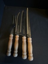 Vintage Bennington Forge Professional Quality CB6-4 6 pc Knife Set missi... - $19.30