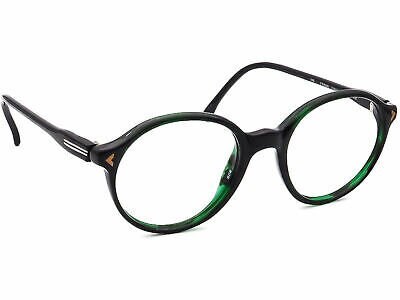 Jordache Eyeglasses J-8 518 809 Green &amp; Black Round Frame Italy 49[]19 140 - $24.99