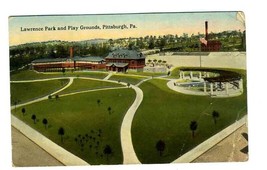 Lawrence Park and Play Grounds Postcard Pittsburgh Pennsylvania 1914 - $11.88