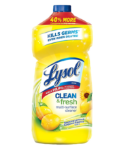 Lysol Complete Clean Multi-Surface Cleaner Lemon Breeze 40.0fl oz - £15.84 GBP