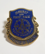 Tokyo Disney Sea Guide Tour Pin Journey Into Disney Magic Mickey Mouse Ver,Blue - £27.23 GBP