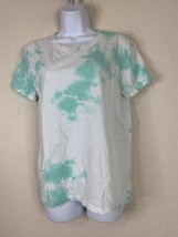 Prince Peter Womens Size M Turquoise Tie Dye T-shirt Short Sleeve - £7.54 GBP