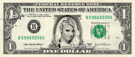 ALEXA BLISS on a Real Dollar Bill WWE Cash Money Collectible Memorabilia... - £7.14 GBP