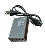 5-Port USB Charger Station 8A Multiple USB Charging Station - Gray / Black - $104.67 MXN