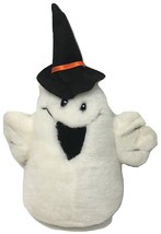 FIESTA America Wego Spooky White Ghost Black Witch Hat Halloween Plush 11&quot; TAG - £23.97 GBP