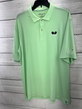Peter Millar Golf Polo Shirt Men&#39;s XL Seaside Wash  Green Performance Cl... - $15.90