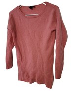 Ann Taylor Small Pink 100% Cashmere Pullover Sweater Pastel Rose - £16.78 GBP