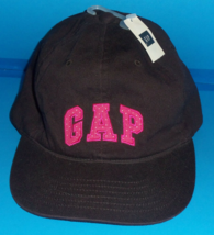 NWT GAP DARK EGGPLANT PURPLE W/ POLKA DOT LOGO NOVELTY BASEBALL HAT  SIZ... - £18.60 GBP