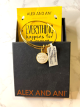 Alex and Ani Everything Happens For a Reason NWT, Card, and Box (AABox56) - £14.91 GBP