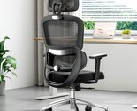 The Soohow Ergonomic Home Office Chair Is A Black, Mesh, And Back Support. - $194.98