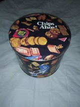 Nabisco Snack Tin Container Nicole Miller 1994 Oreo Ritz Bits Nutter Butter Fig - £25.22 GBP