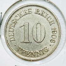 1906 A German Empire 10 Pfennig Coin - €2,58 EUR