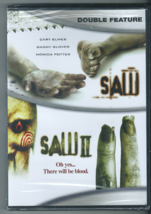  Saw (2004) &amp; Saw II (2005)- Double Feature (DVD, 2-Disc Set, 2015) New - £5.98 GBP