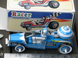 Metal King ~ Vintage Racer 5½&quot; Wind-Up Tin Toy Ms 269 w/ Box ~ Free Shipping - £15.70 GBP