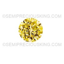 Natural Diamond 2.1mm Round SI Clarity Primrose Yellow Color Brilliant Cut Fancy - £24.27 GBP
