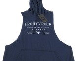 Under Armour UA Project Rock Sleeveless Tank Hoodie Mens Size Large Navy... - $29.95