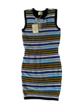 NWT Torn by Ronny Kobo AMBROSIA Sleeveless Corded Bubble Knit Dress XS $398 - £32.60 GBP