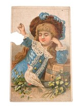 Anchor Coffee Advertisement Trading Card CEO W. Boos Toledo Ohio Girl &amp; ... - $12.00