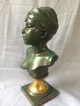Art Nouveau Emmanuel Villanis Scultura Busto - Eccezionale Condizione - £473.74 GBP