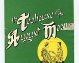 The Teahouse of the August Moon Program London England Eli Wallach 1954 - £14.08 GBP