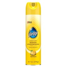 Pledge Enhancing Polish, Furniture &amp; Wood Spray, Lemon Scent, 9.7oz - $178.60 MXN