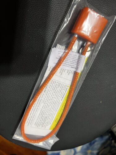 Springfield Armory  Orange 8” Cable Gun Safety Lock NEW 2 Keys Ready 2 Go - $2.23