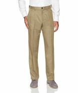Amazon Essential Men Expandable Waist Stone Dress Pants 30x30 - $25.61 CAD