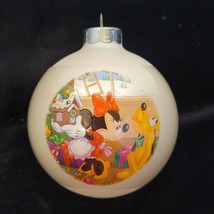 Walt Disney World In the Doghouse Again Xmas Glass Ornament Minnie Mouse... - £23.67 GBP