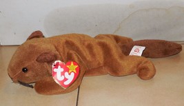 TY Bucky The Beaver Beanie Baby plush toy - £4.64 GBP