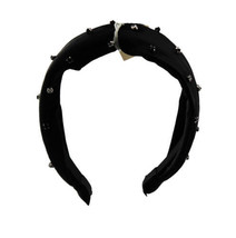 A New Day Wide Crystal Headband Black 5432 - £2.74 GBP
