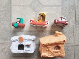 Vintage 1990, 1993 McDonald&#39;s Flintstones Happy Meal Toys - £13.99 GBP