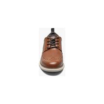 Nunn Bush Stance Wingtip Oxford Walking Shoes Lightweight Cognac Multi 85055-229 image 3