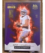 2022 WILD CARD MATTE SP EXCLUSIVE SAM HOWELL RC 3/4 RISING HEAT ROOKIE #... - $23.75
