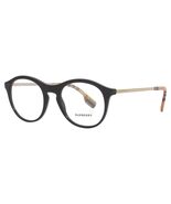 Burberry BE2287 3001 Round Eyeglasses Black Optical Frame 48mm Lens - $380.00