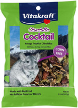 Vitakraft Chinchilla Cocktail Forage Treat with Real Fruit - All-Natural Chinchi - £3.85 GBP+