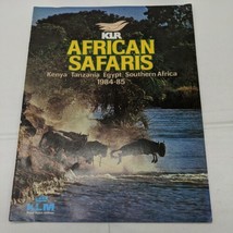 KLM Royal Dutch Airlines KLR African Safaris 1984-85 Magazine Kenya Egypt  - £21.35 GBP