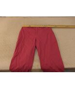 Womens Banana Republic Stretch 10 Cotton Blend Dark Pink Flat Front Work... - $19.00