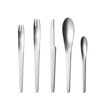 Arne Jacobsen by Georg Jensen Stainless Steel Service for 12 Set 60 piec... - £843.22 GBP