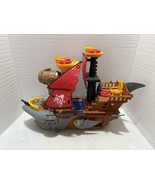 Fisher Price Mattel Imaginext Shark Bite Pirate Ship 2015 Ship Only - $15.99 CAD