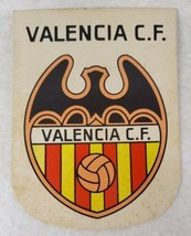 Vintage Original Suitcase Trunk Travel Sticker Valencia Futbol Club Spai... - $14.65