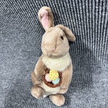 VTG Gund Disney Classic Pooh Rabbit 12” Plush Brown Easter Bunny Basket Eggs - £17.38 GBP