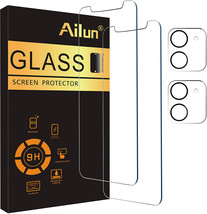 Ailun 2 Pack Screen Protector Compatible for Iphone 12[6.1 Inch] + 2 Pac... - £20.44 GBP