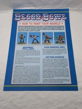 Games Workshop Blood Bowl Fantasy Football How To Paint Your Models Flyer - €15,47 EUR