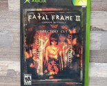 Fatal Frame 2: Crimson Butterfly Director&#39;s Cut for Xbox Original - 2004 - £178.02 GBP