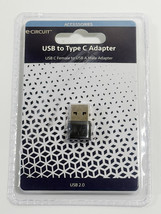 E- Circuit USB to Type C Adapter USB 2.0 Black - $4.94