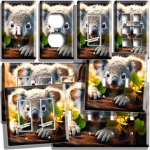 Cute Australian Baby Koala Bear Light Switch Outlet Wall Plate Nature Home Decor - £8.77 GBP+