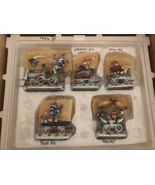 M&amp;M Holiday Express Christmas Train 5 piece set By Danbury Mint - $116.38