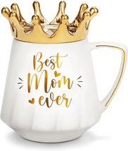 Mother&#39;s Day Gifts for Mom from Daughter Son, Best Mom Ever Ceramic Coffee Mug M - £24.42 GBP